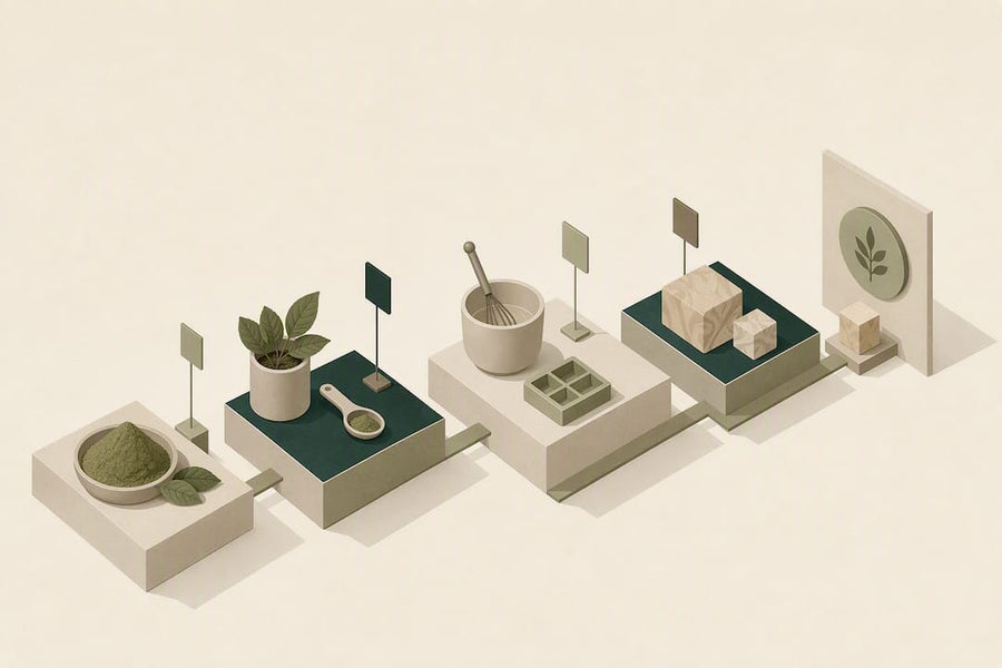 Isometric stepped taper and quality control illustration